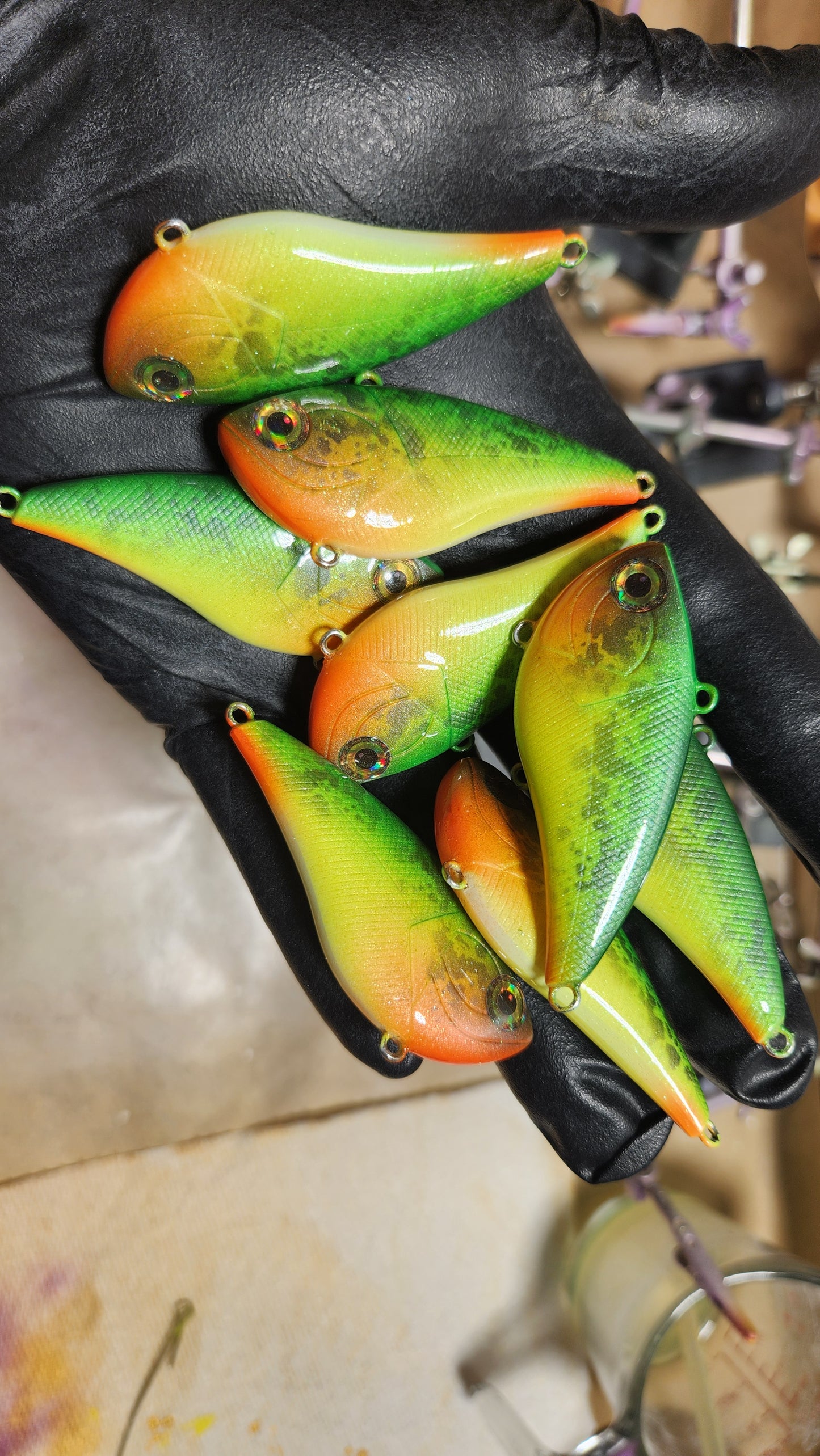 Custom Painted Lipless Rattle Baits