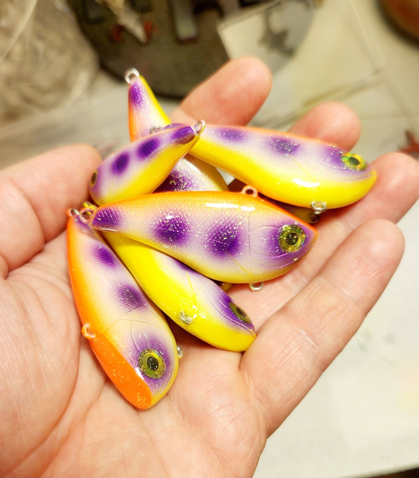 Custom Painted Lipless Rattle Baits