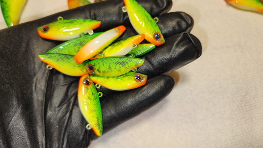 Custom Painted Lipless Rattle Baits